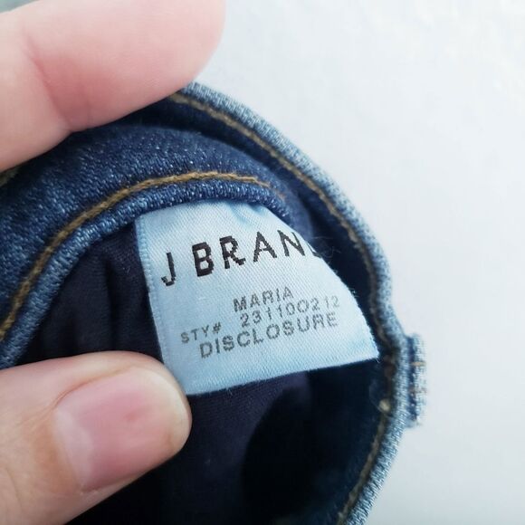 J Brand Maria Medium Wash High Rise Skinny Jeans - Picture 8 of 10